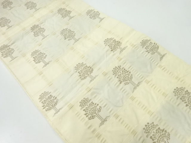 JAPANESE FUKURO OBI / WOVEN TREES